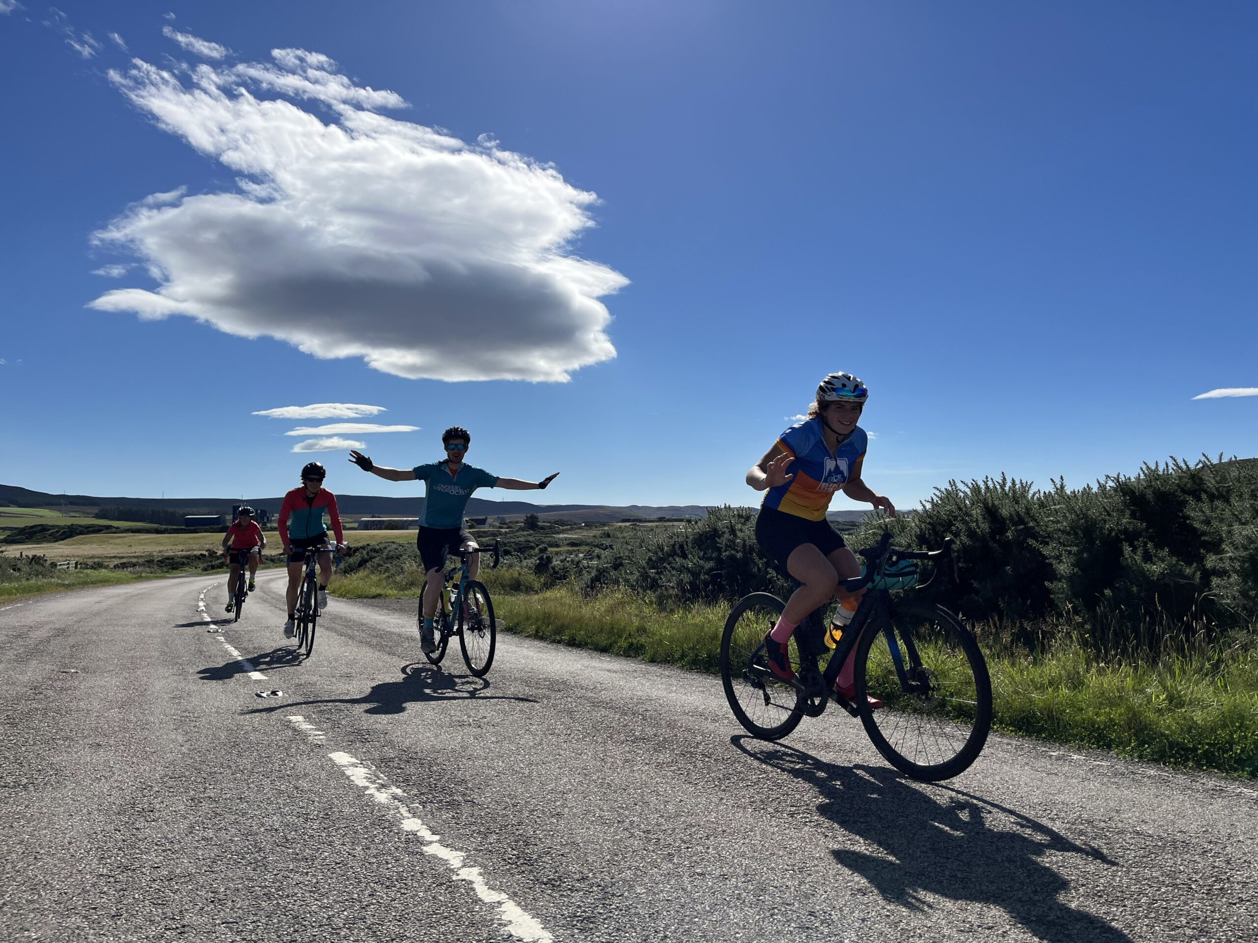 Our riders on the road